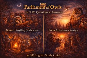 Parliament of Owls – Act IV: Questions & Answers